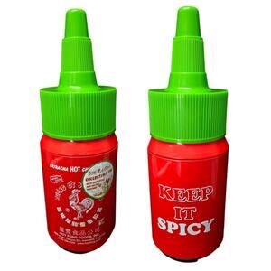 Jumbo 19" Big Red Sriracha Sauce Keep It Spicy Hot Sauce Collectible Popcorn Tin